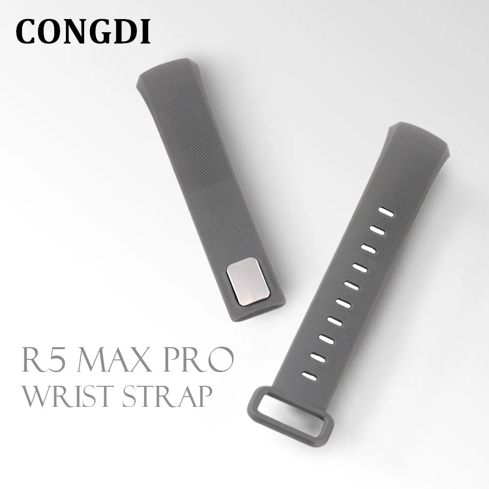 R5 MAX PRO ремешок черный синий фиолетовый серый замена силиконовый ремешок для Смарт фитнес Браслет pk Tezer