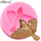Силиконовая форма для тортов Mujiang Sugar Craft Birds, фондана, инструменты для украшения тортов, конфетное мыло, глина, шоколадные формы для мастики
