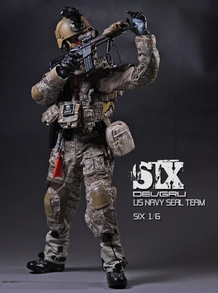 Театр PH специальное силы,, для детей возрастом от 1 до/6TH весы ВМС США Seal Team Шесть с K9 собака F 12 дюймов Коллекционная военные фигуркы на заказу