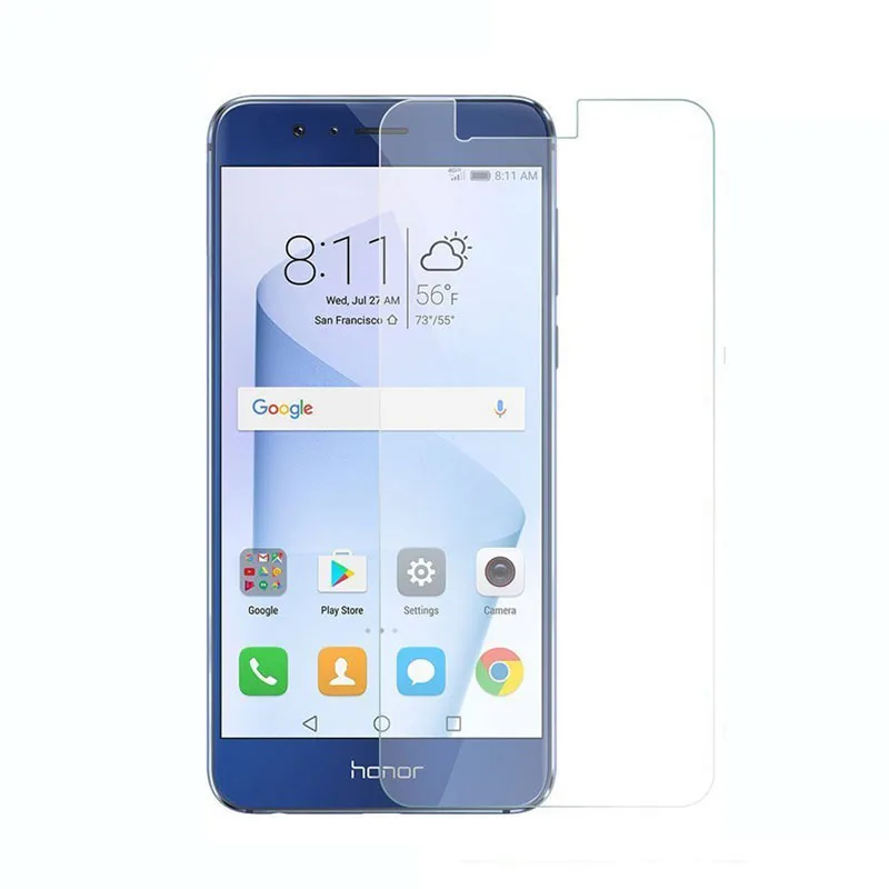2 шт. закаленное стекло Защита экрана для Huawei honor v8 max 5 5a/5c nexus 6p s8 note 8 стеклянная