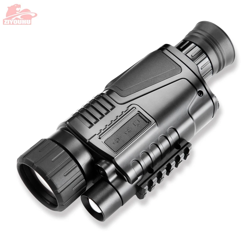 ZIYOUHU 5X Zoom Инфракрасный цифровой ночного видения охотничий прицел монокулярный телескоп камера изображение видео запись день и ночь использование
