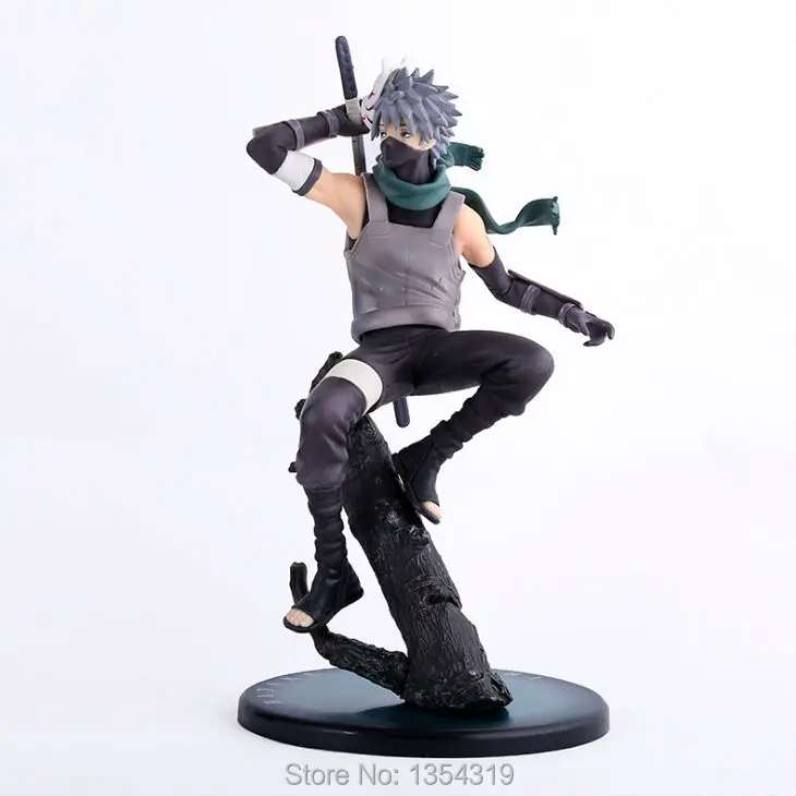 

japanese anime figures 23 cm Anime Hatake Kakashi PVC Collectible Figure Toys Classic Toys for boys free shipping