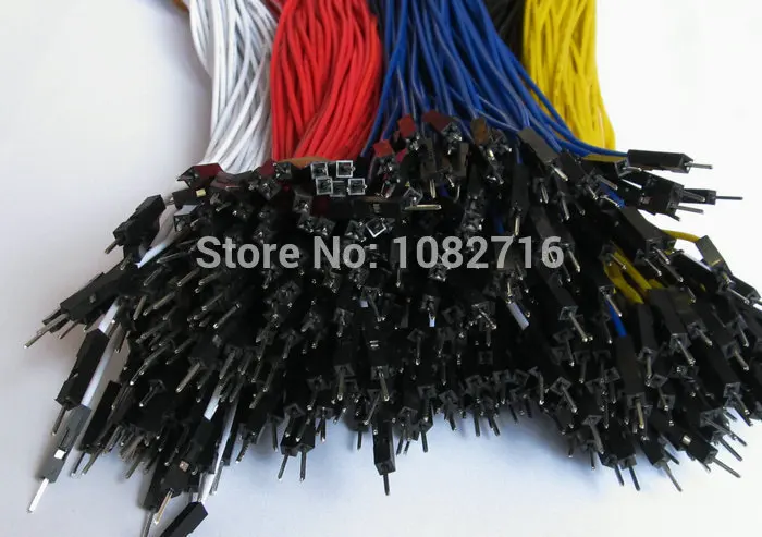 20 см 26 AWG оба конца шнура 2 54 мм 1p штекер Штекер кабель Dupont для Arduino DIY платы 40 шт. (8 x 5