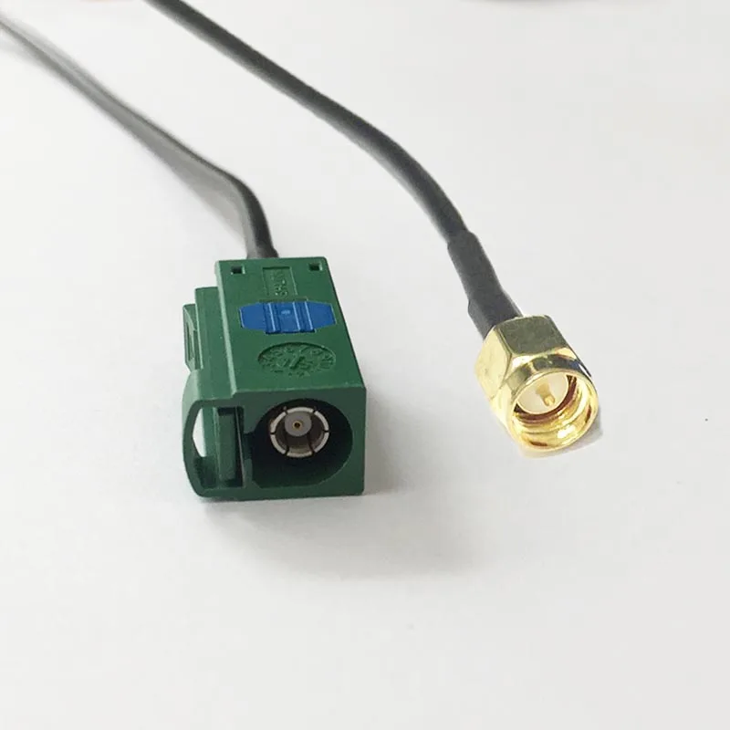 Автомобильный тв Удлинитель SMA штекер для Fakra E женский RF кабель RG174 20 см 8 дюймов