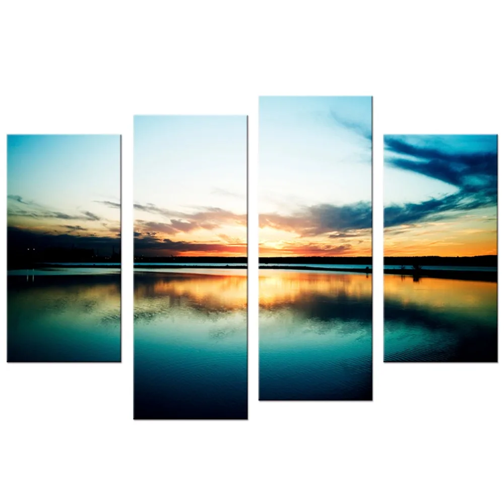 4 шт./компл. картина на стену подарок украшение для дома холст печать красивый