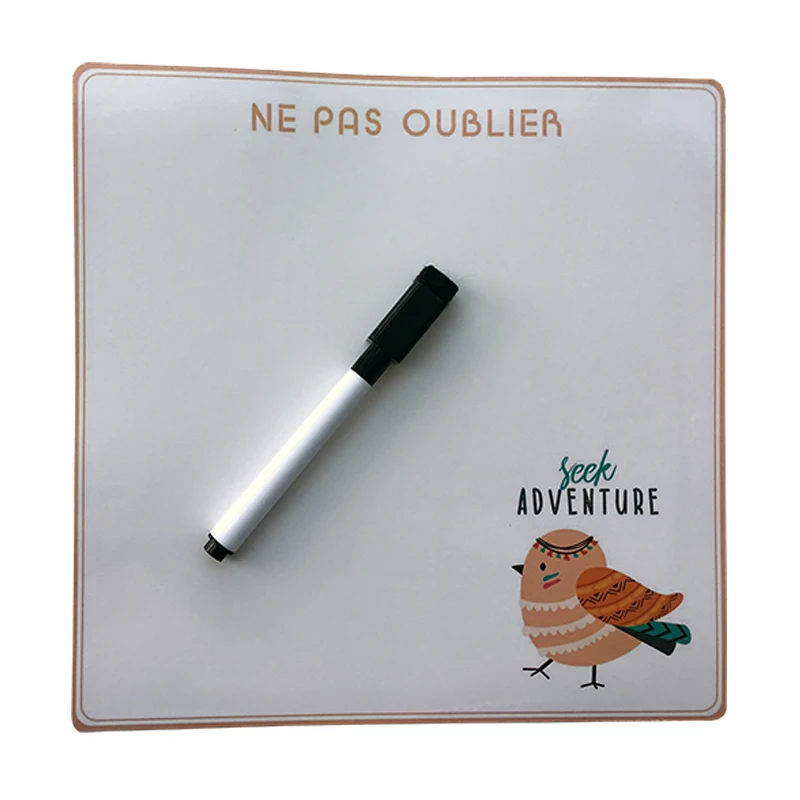 Птица серии печатных Dry Erase гибкий магнитный доска/Доска