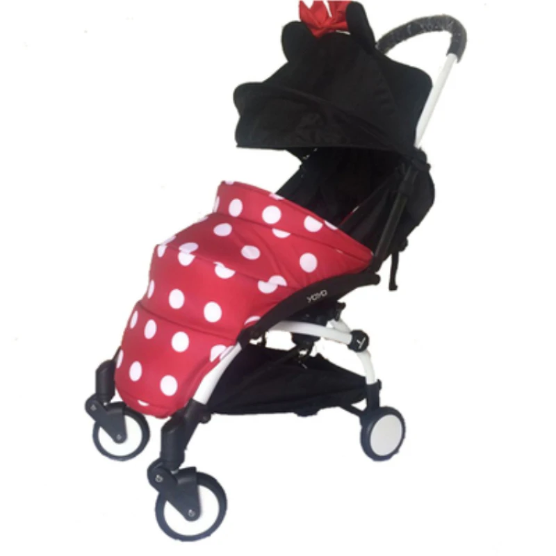 Baby Stroller FootCover Footmuff Autumn Winter Cotton Padded Cart Accessories Windproof Buggy Warm Fleabag Thick Multifunctional | Мать и