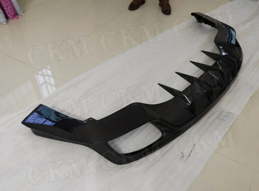 Carbon Fiber Rear Lip Diffuser Fits For Porsche Panamera 971 FRP Bumper Guard
