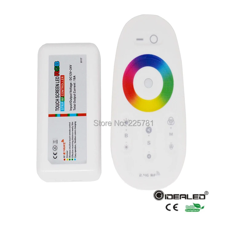Новый стиль пульт дистанционного управления RGBW RGB 2 4G RF для 24A 12V RGB/RGBW светодиодная