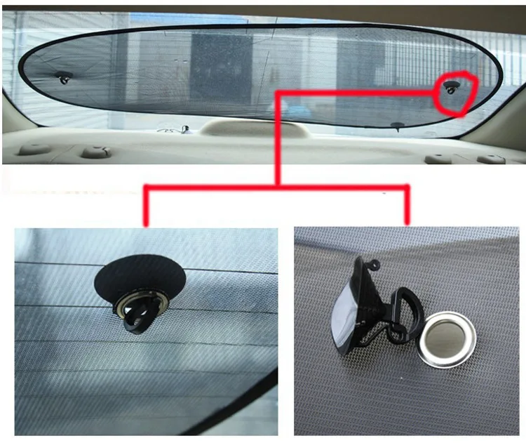 Бесплатная доставка черный солнцезащитный козырек на заднее стекло автомобиля