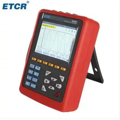 ETCR5000 цифровой 3 фазный анализатор мощности тестер с анализатором качества