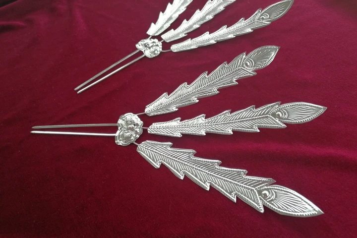 Классическая заколка для волос в древнем стиле тесьмой старинном рокер костюм