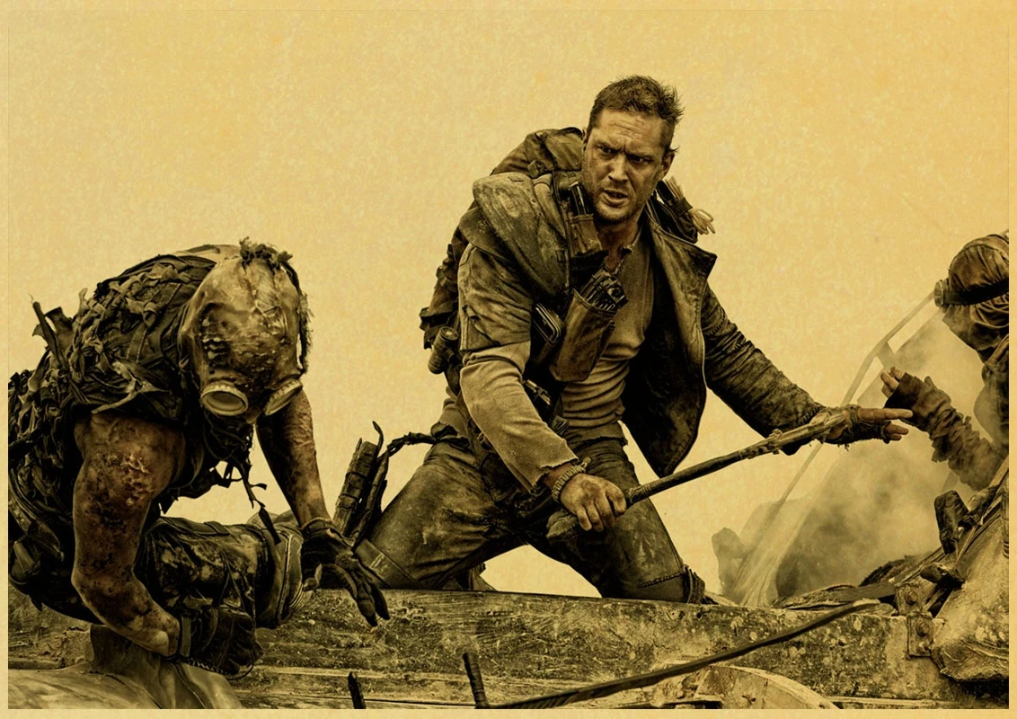 Ретро плакат mad max классический фильм Том Харди чарлиз Терон украшение для дома