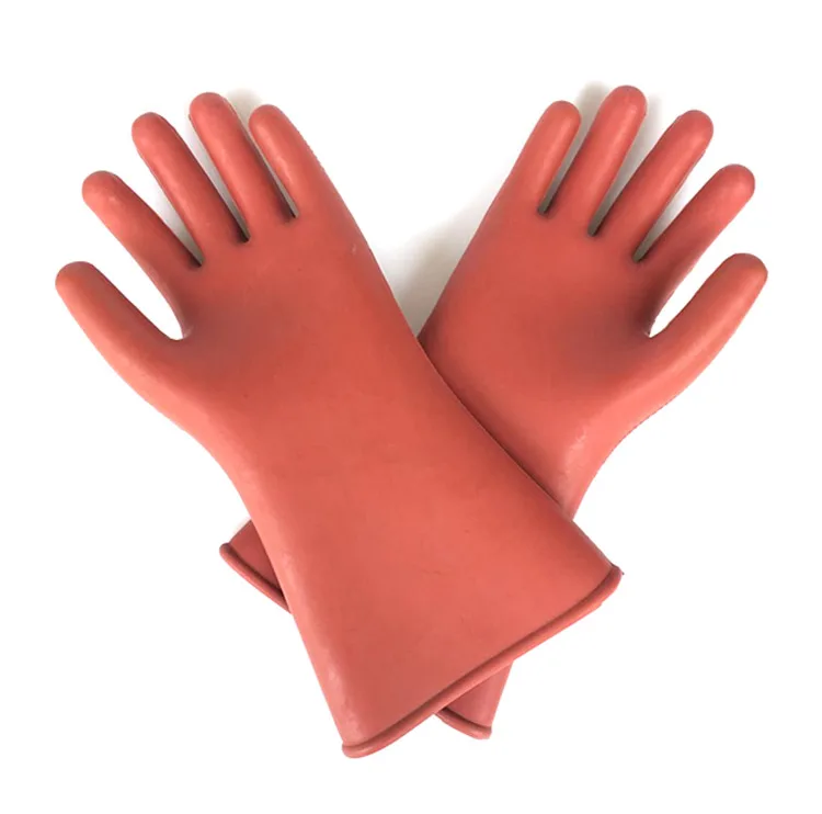 Insulation Gloves 12KV/20KV/25KV/35 KV Anti-electric Labor Safety Leakage prevention Rubber Gloves Electrician Insulating Glove