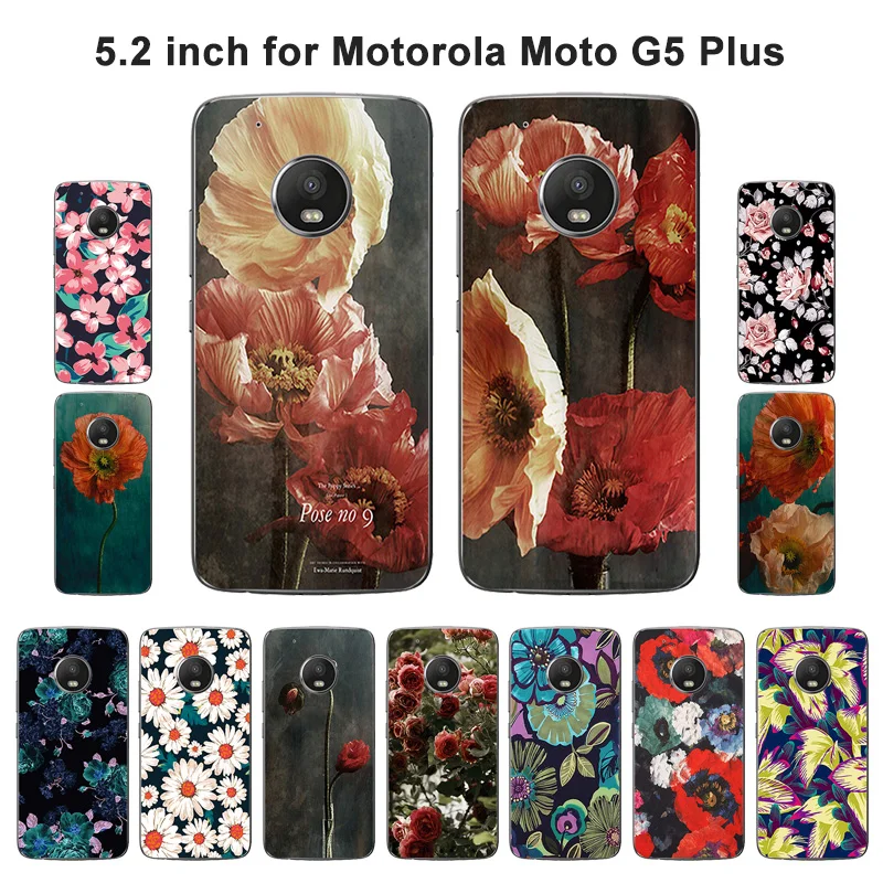 Для Motorola Moto G5 Plus необычная окрашенная Крышка для телефона X4 XT1684 XT1685 задняя крышка