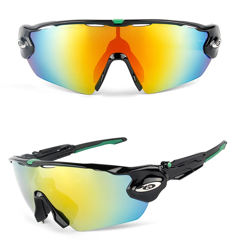Поляризационные велосипедные солнцезащитные очки набор для спорта на открытом