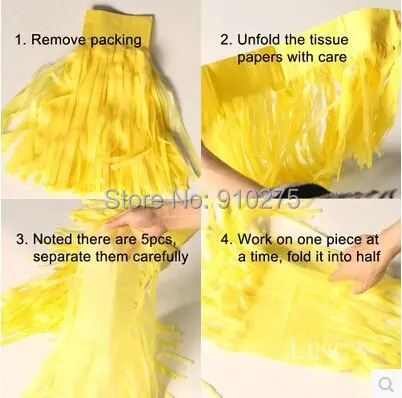 Набор из 15 смешанных мятных коралловых белых нарядных гирлянда папиросной