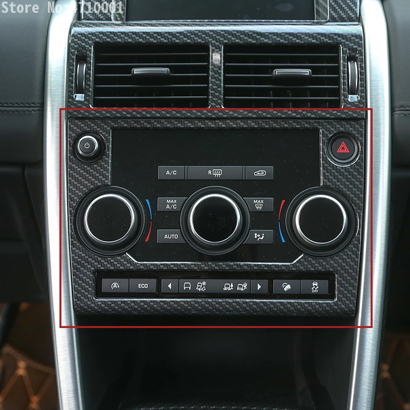 ABS углеродное волокно центральная консоль режим Кнопка рамка отделка Аксессуары