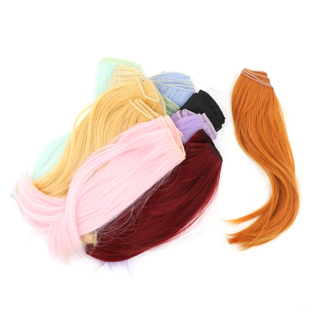 25CM*100CM Doll High Temperature Wigs DIY Wig Hair Bang Fringe For 1/3 1/4 1/6 BJD SD Dolls Accessories Wholesale | Игрушки и хобби