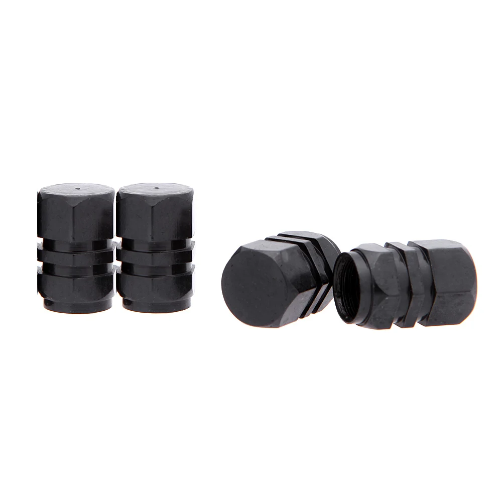 Universal 4 PCS Auto Bicycle Car Tire Cap Tyre Wheel Hexagonal Ventile Air Valve Stems Cover Airtight rims Accessories |