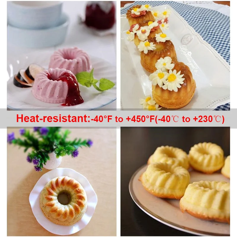 12 шт. антипригарная силиконовая форма для торта шт.|pastry tools|molde muffinsilicone cake mold muffin |