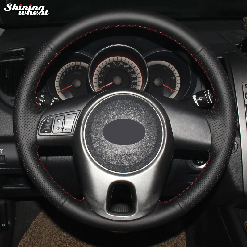 BANNIS черная крышка рулевого колеса из натуральной кожи для Kia Forte Soul Rio 2009 2011|Чехлы
