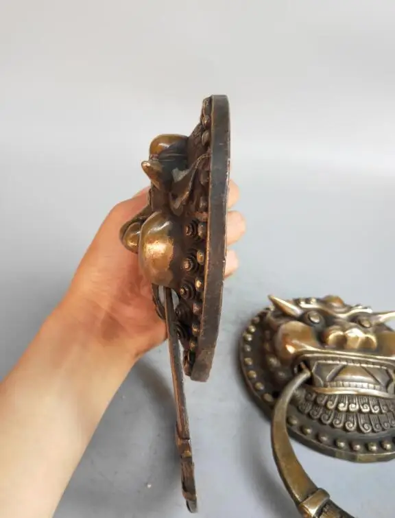 Китайские кольца для дверей из чистой латуни | Дом и сад