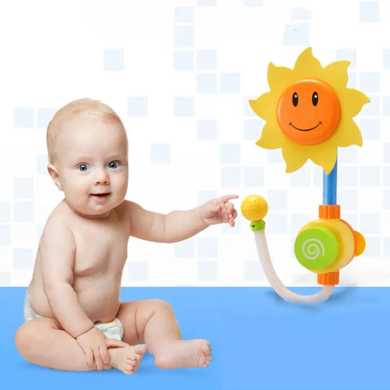 Water Shower Spraying Tool Sunflower Baby Bath Toys Bathing Tub Fountain Toy Kids Gifts M09 | Игрушки и хобби