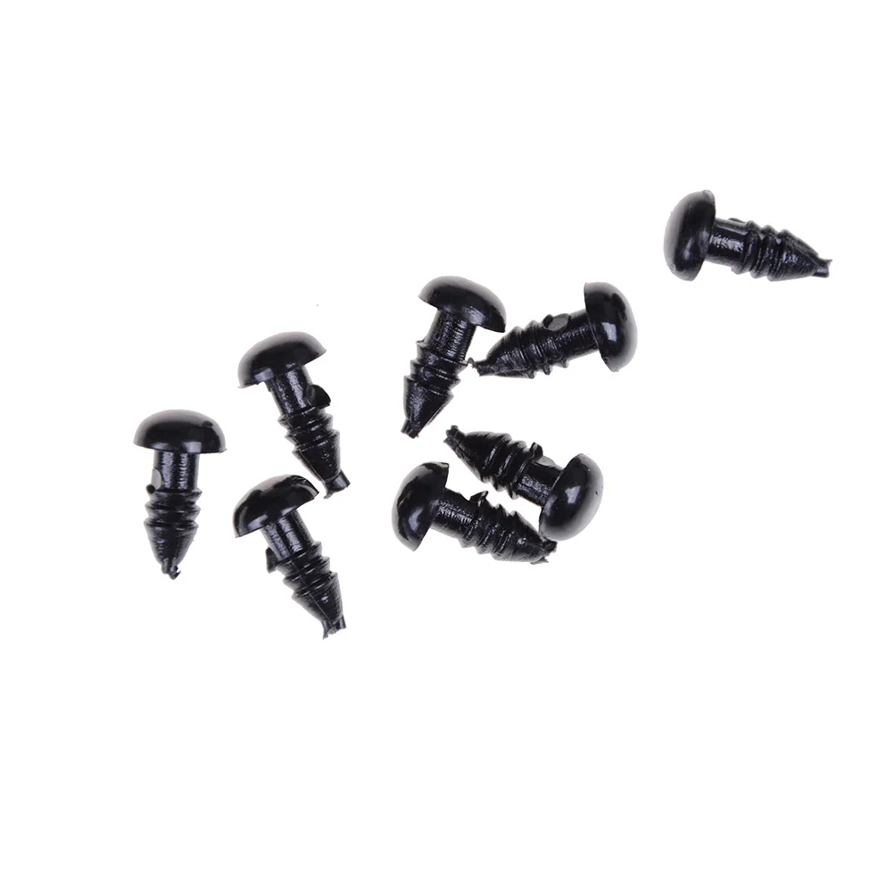 Черные пластиковые безопасные глаза для Мишки