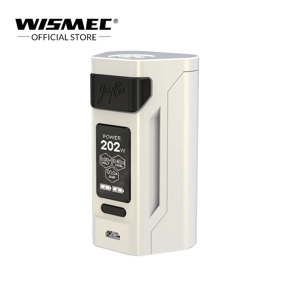 Оригинальный WISMEC Рел RX2 21700 TC MOD 230 W Выход с VW/TC (Ni Ti SS)/TCR режим использует 21700/18650
