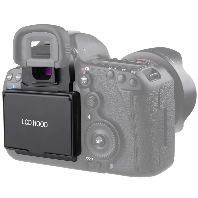 

LCD Screen Hood with Pop-Up Shade Cover for CANON 5D Mark III IV 5DS 5DSR 6D 7D Mark II 1DX 1DX II 5D4 Camera Protection Film