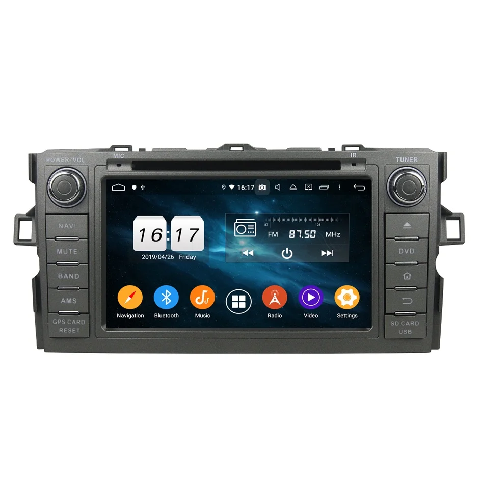 

Автомагнитола CarPlay DSP PX6, 2 din, 7 дюймов, Android 10, DVD, GPS, Bluetooth 5,0, Wi-Fi, для Toyota Auris 2009-2015, мультимедийный плеер