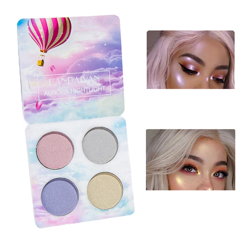 Русалка текстуры блеск для век Хамелеон Маркер палитры Shimmer лицо макияж Eye Shadow 4