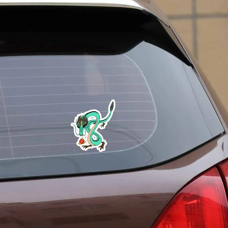 YJZT 14 см * 16 Цветные персонализированные Животные Дракон ПВХ наклейки для