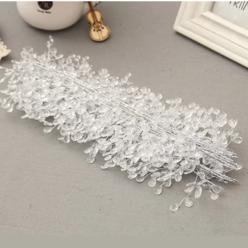 1 шт. DIY ленты капельки воды 15 вилок акриловая железная проволока аксессуары для