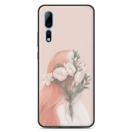 A4 Чехол для zte Axon 10 pro, мягкий силиконовый чехол для телефона с цветком, TPU, защитный чехол для zte Axon10 pro A2020Pro - Цвет: A4