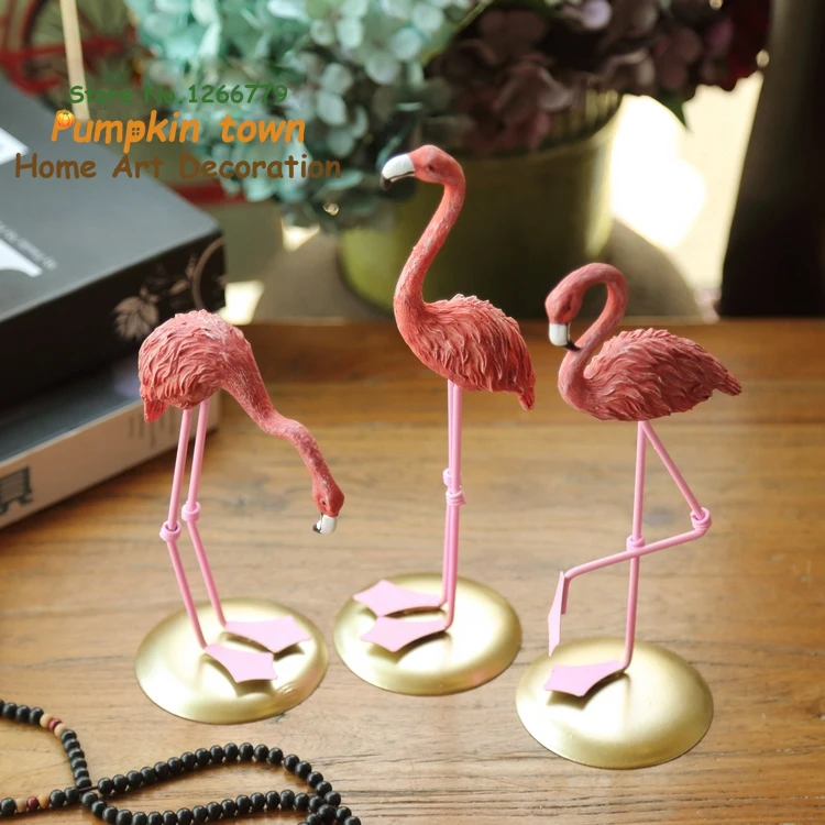 

2018 High quality workmanship pink flamingo ornaments, girls bedroom/room/desktop cute furnishings,home decor creative gifts