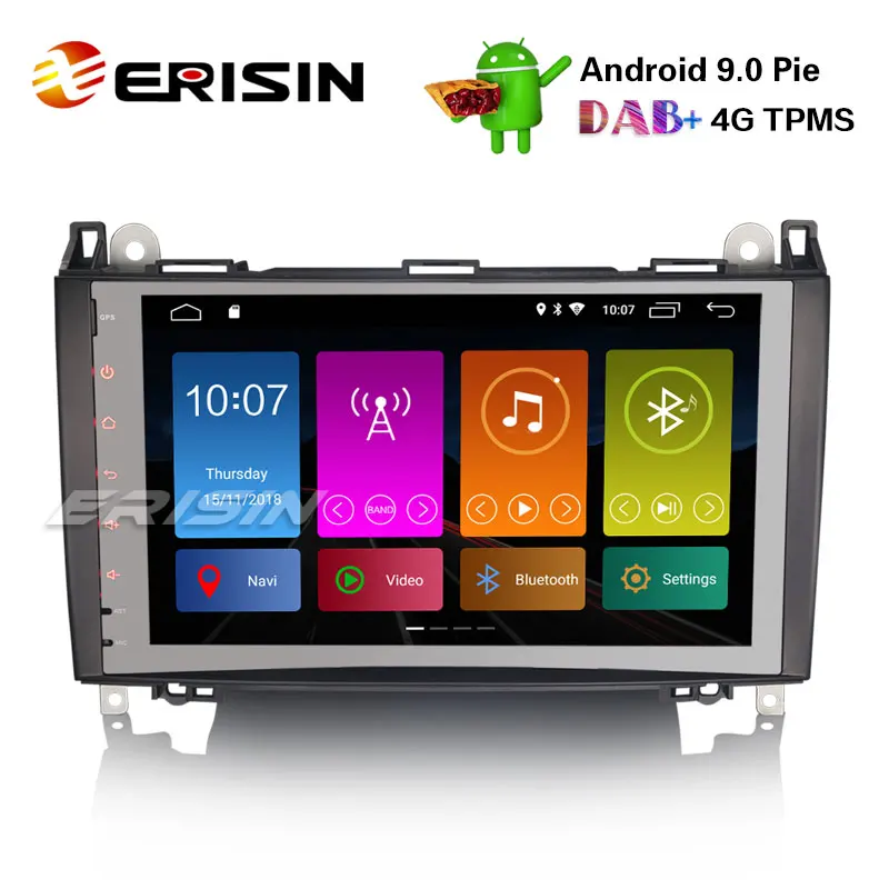 Erisin ES2992B 9 &quotAndroid 0 для Mercedes A/B Class Sprinter Viano Vito Car Stereo DAB + GPS TPMS 4G | Автомобили и