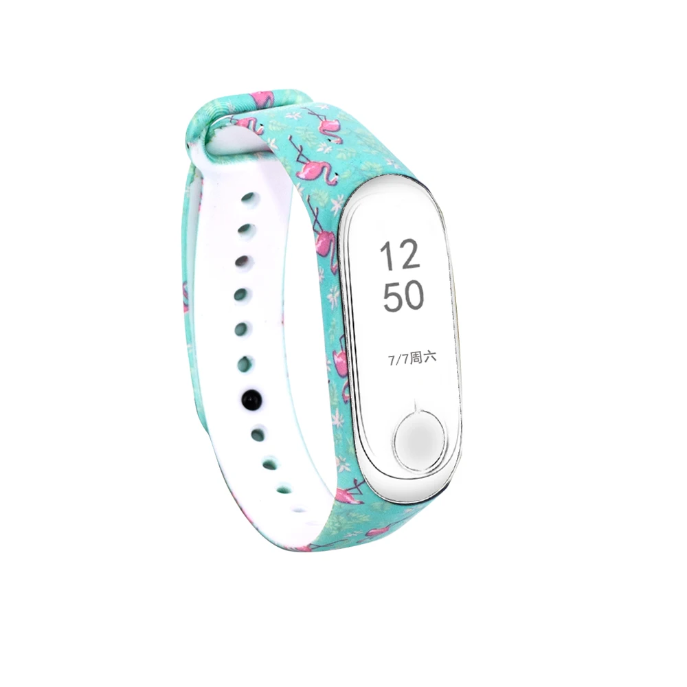Ремешок для Xiaomi Mi Band 3 4 ремешок часы силиконовый mi band браслет аксессуары цветной