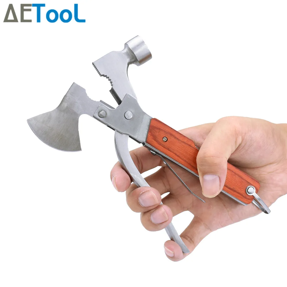 AETool Multi Функция топор молоток безопасности Инструменты Высокое качество