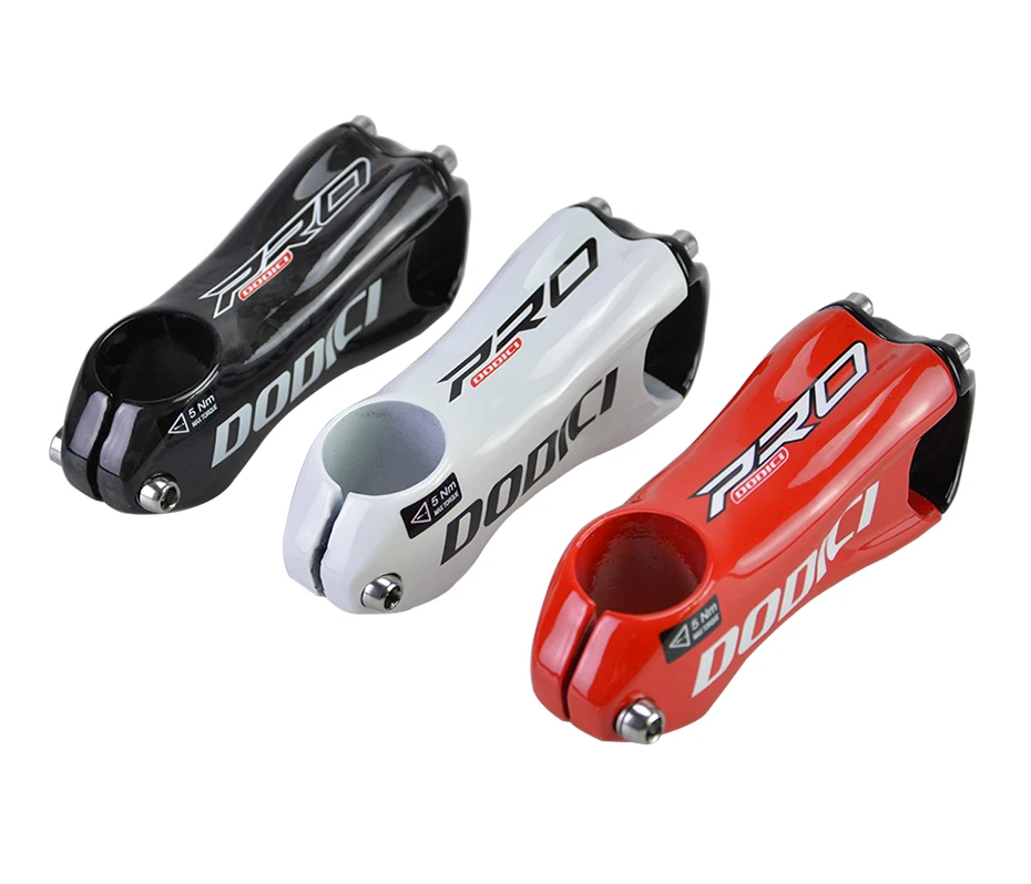 DODICI Pro углеродного волокна MTB велосипедный вынос руля зажим для руля 31,8 мм карбоновый Дорожный велосипед Велоспорт 10 градусов 80/90/100/110/120 мм