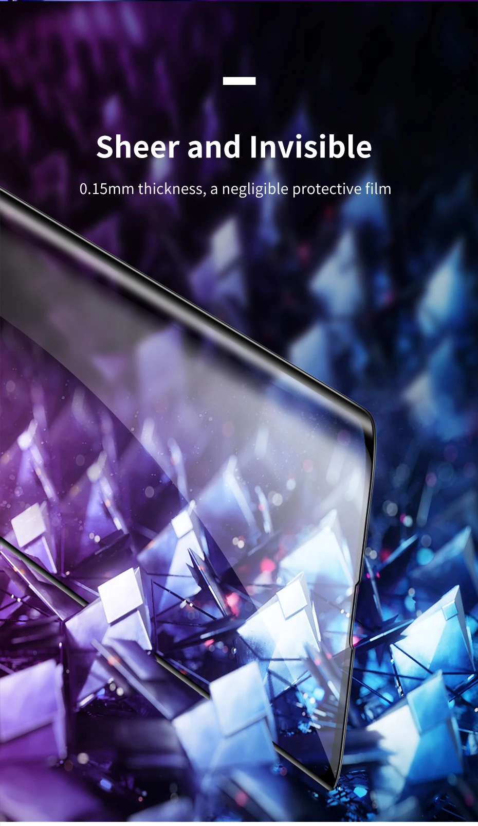 Baseus для samsung Galaxy S10 2 шт 0,15 мм Защитная пленка для samsung S10 S10+ Защитная тонкая мягкая пленка с полным покрытием