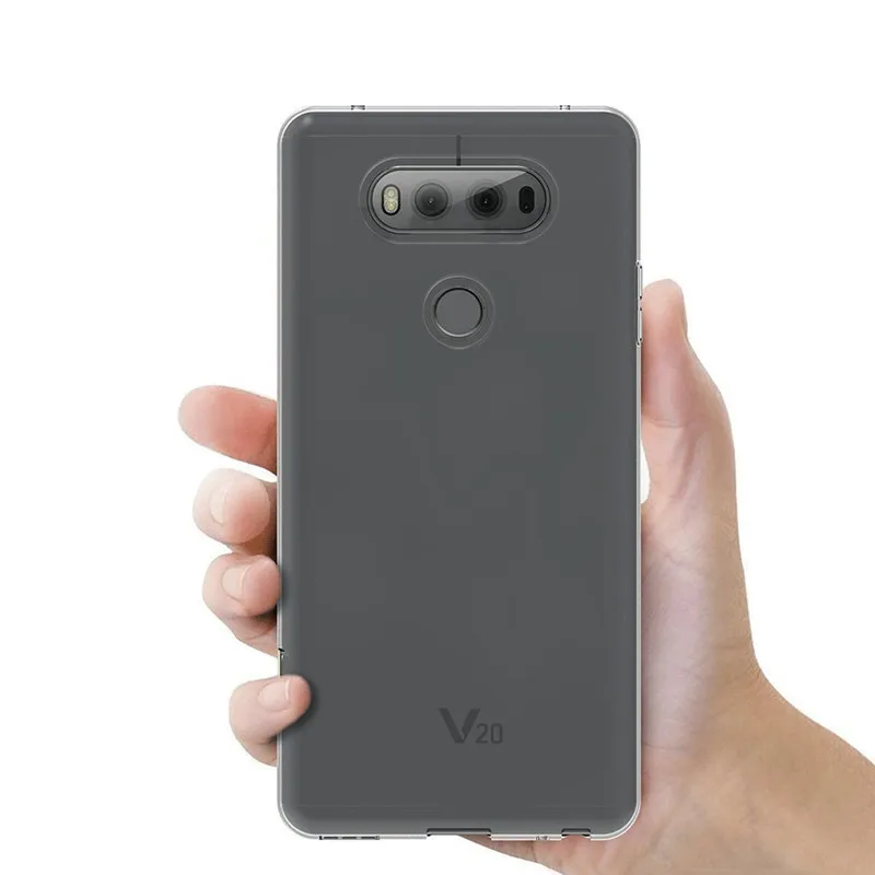 Ультра тонкий прозрачный мягкий силикагель ТПУ чехол силиконовый для LG V10/V20/V20