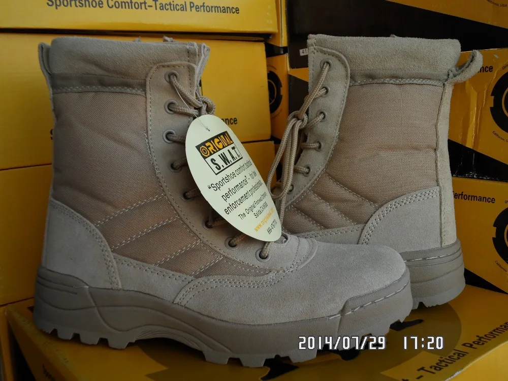 Продажи 2017! новые люди Военные Сапоги спецназ тактические пустыни военные