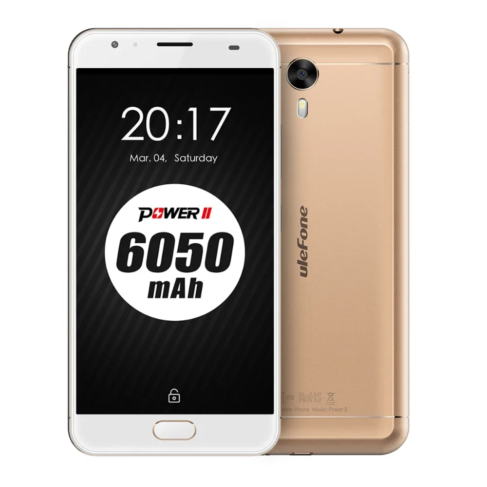 Ulefone Мощность 2 смартфон mt6750t Восьмиядерный 1.5 ГГц 64 г Встроенная память 4