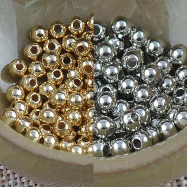 1000 шт. круглые бусины 4 мм|beads for jewelry making|spacer beadsbeads |