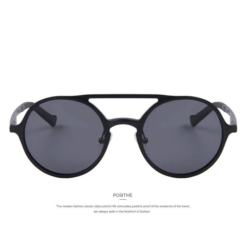 Fashion Men Round Polarized Sunglasses Retro Aluminum Frame Women Oculos de sol UV400 | Аксессуары для одежды