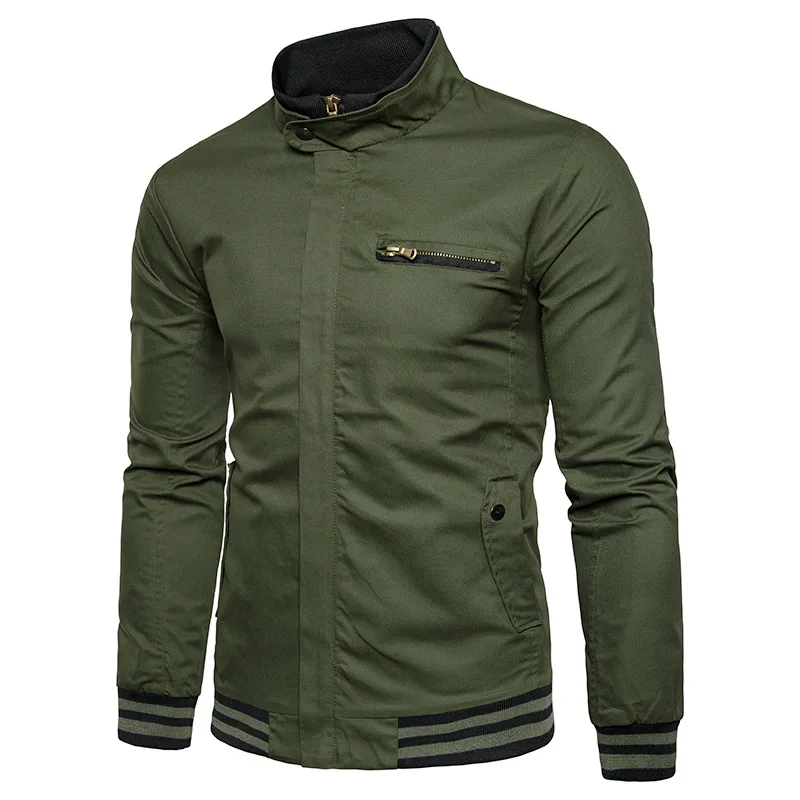Army Green LetsKeep, новинка весны, куртка-бомбер, мужская, Военный стиль, армейская куртка и пальто, Мужская тактическая верхняя одежда, куртка, плюс размер, M-4XL, MA552 - Цвет: Army Green