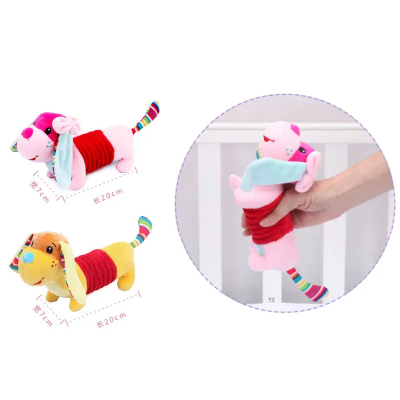 20CM Vocal Dog Plush Doll Toys Infant Animal Stuffed Doggies Children Cute Soft Puppy Attention Training Toy Birthday Gift Kids | Игрушки и