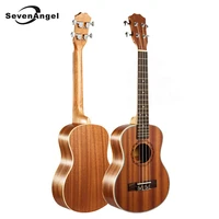 sevenangel 21 ukulele sapele hawaiian guitar rosewood fretboard 4 strings electric ukulele with pickup eq music instruments